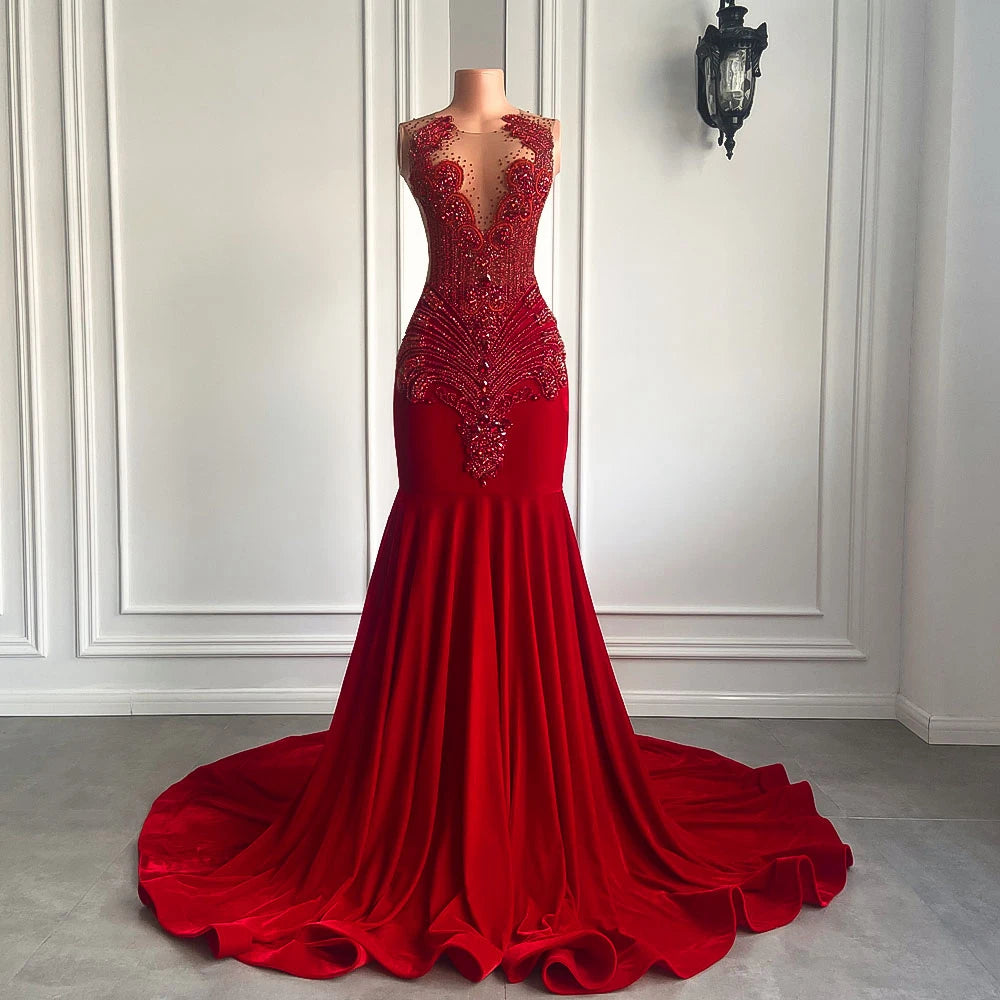 Scarlet Majesty Gown