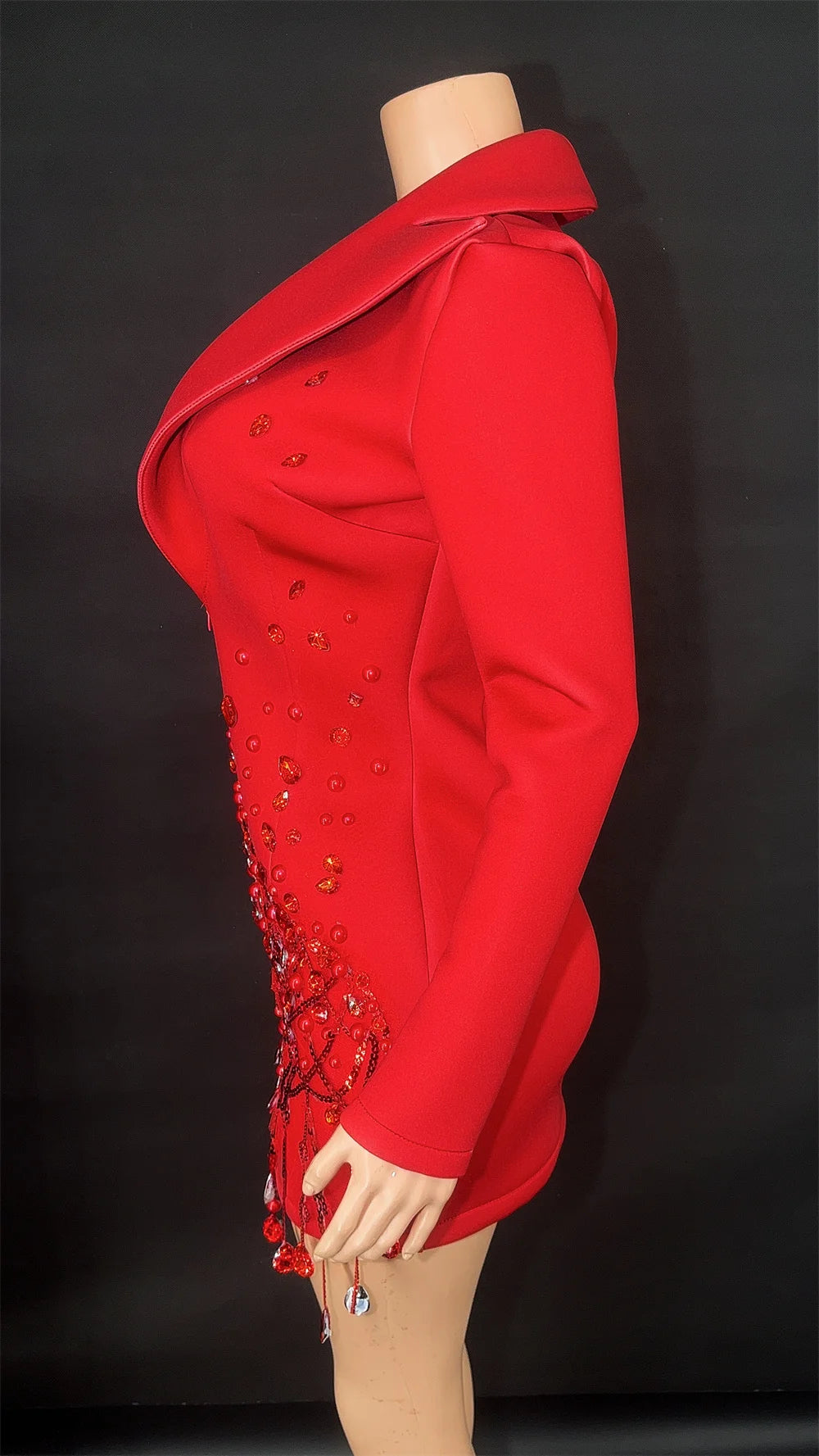 Scarlet Glamour Blazer Dress