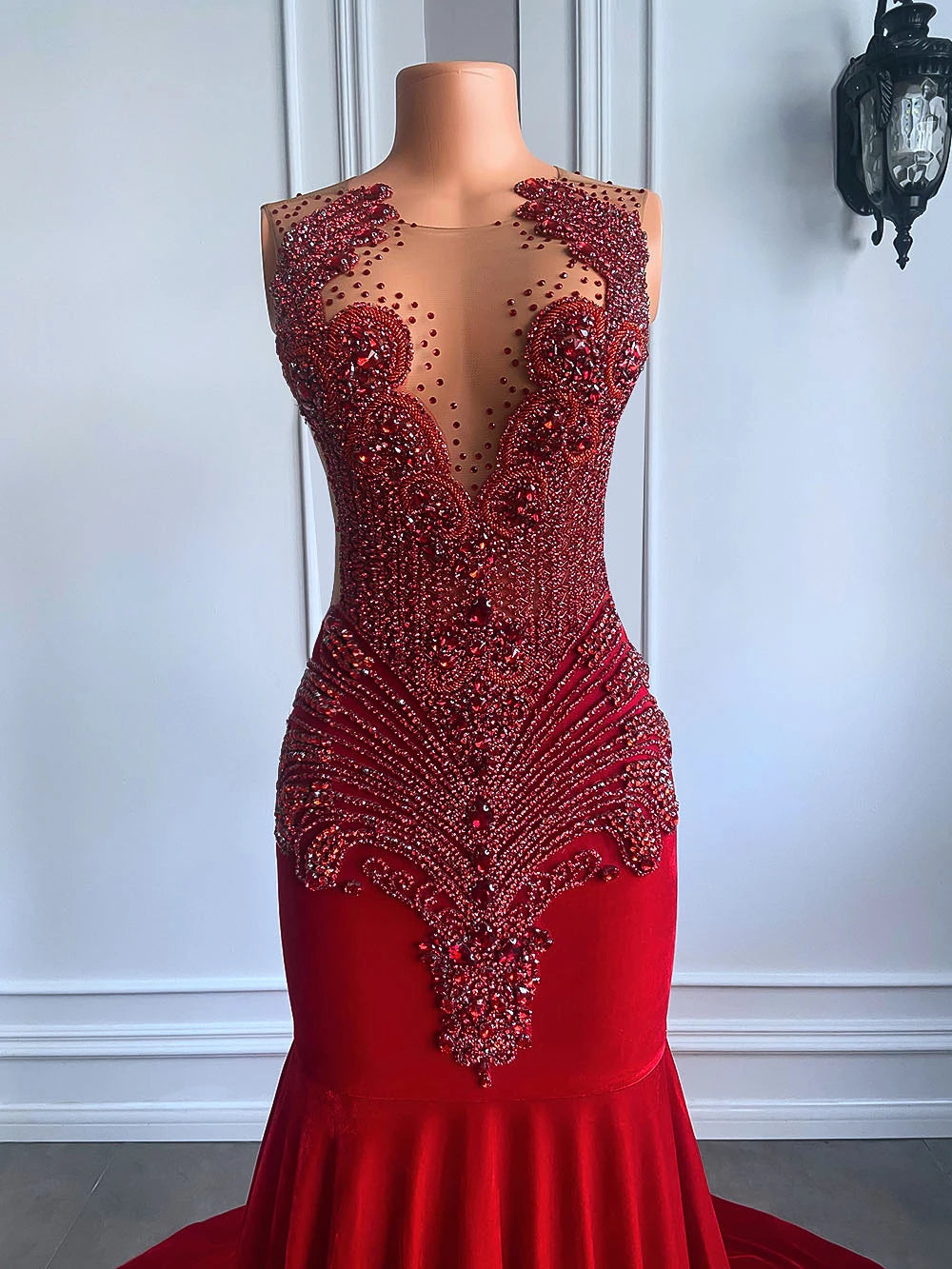 Scarlet Majesty Gown