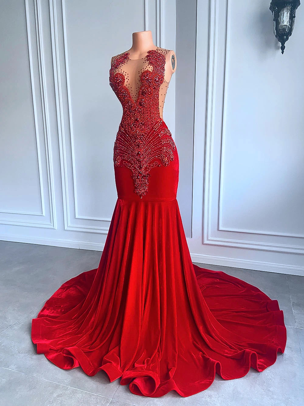 Scarlet Majesty Gown