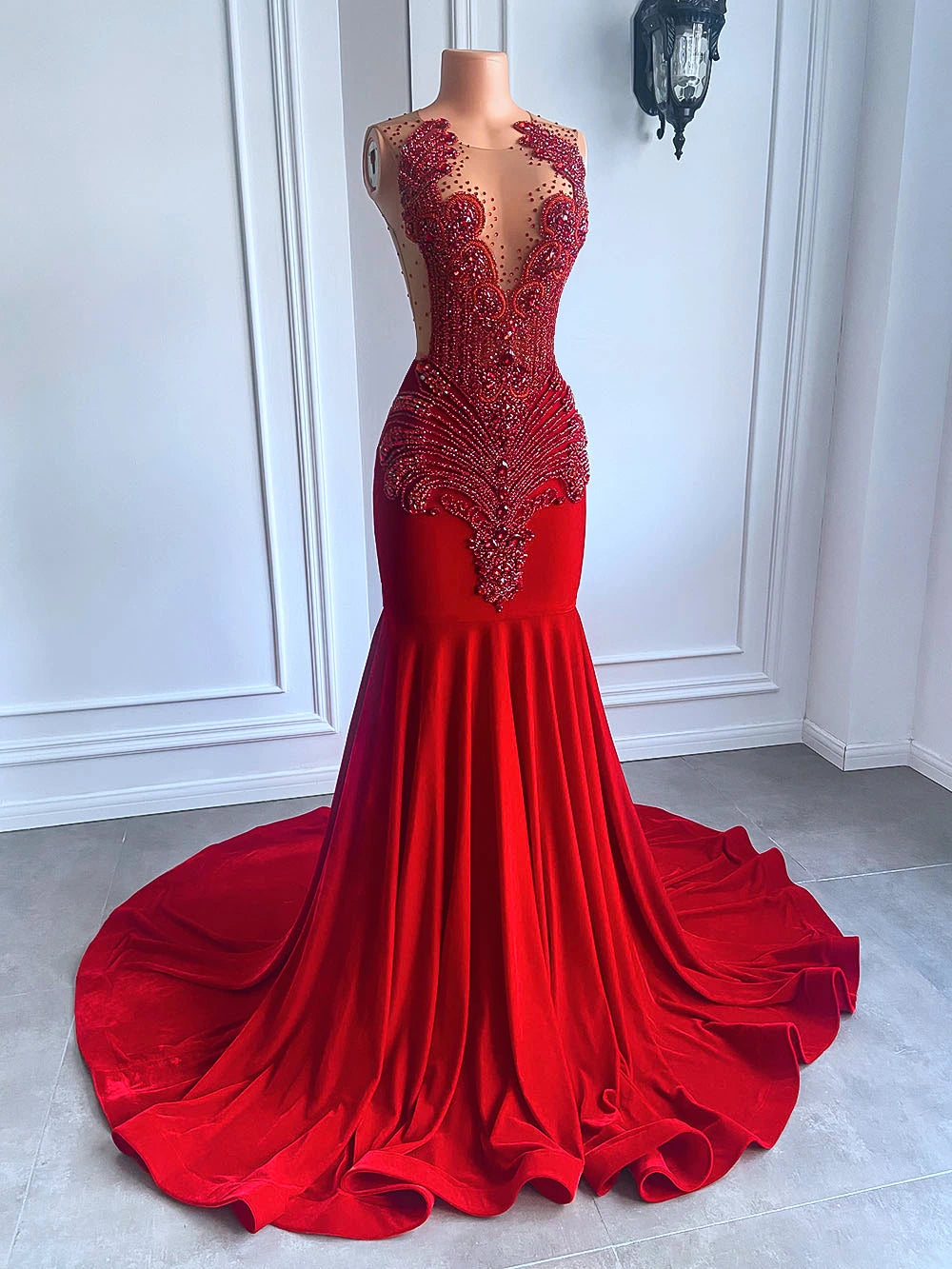 Scarlet Majesty Gown